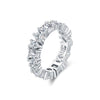 Wholesale Women's Niche Geometric 925 Sterling Silver Diamond Ring