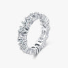 Wholesale Women's Niche Geometric 925 Sterling Silver Diamond Ring