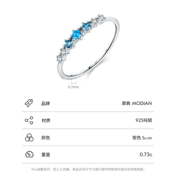 Wholesale Women's Niche Simple Fashion 925 Sterling Silver Zircon Inlaid Ring And Earrings