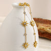 Wholesale Women's Niche Style Geometric Stainless Steel 18K Gold Plated Earrings Jewelry