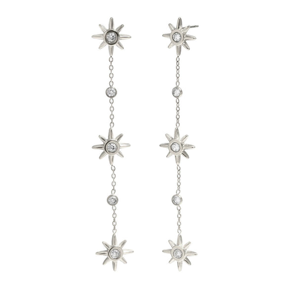 Wholesale Women's Niche Style Geometric Stainless Steel 18K Gold Plated Earrings Jewelry