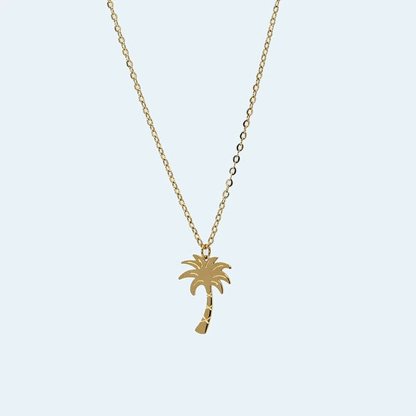 Wholesale Women's Niche Titanium Steel Electroplated Necklace With Shell And Starfish Marine Design