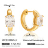 Wholesale Women's Nonpierced Stainless Steel Electroplated Geometric Cshaped Ear Cuffs And Plain Hoops Jewelry