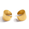 Wholesale Women's Nonpierced Stainless Steel Electroplated Geometric Cshaped Ear Cuffs And Plain Hoops Jewelry