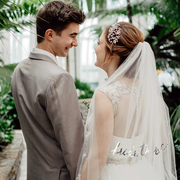 Wholesale Women's Nylon Bridal Veil Double Layer Ironed With Hair Comb