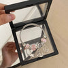 Wholesale Women's Ocean Element Anchor Pendant Beaded Bracelet Stainless Steel Electroplated Jewelry