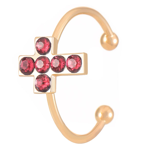Wholesale Women's Open Ring In Ins Style With Sunflower And Heart Shape Pattern Made Of Copper With Electroplating Treatment