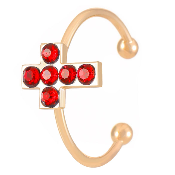 Wholesale Women's Open Ring In Ins Style With Sunflower And Heart Shape Pattern Made Of Copper With Electroplating Treatment