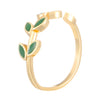 Wholesale Women's Open Ring In Ins Style With Sunflower And Heart Shape Pattern Made Of Copper With Electroplating Treatment