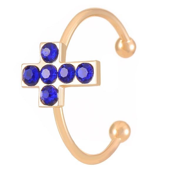 Wholesale Women's Open Ring In Ins Style With Sunflower And Heart Shape Pattern Made Of Copper With Electroplating Treatment