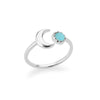 Wholesale Women's Opening Adjustable Sun Opal Ring Brass Electroplated