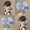 Wholesale Women's Oversized Scrunchie Hair Tie Handmade Cloth High Elasticity Sweet Style