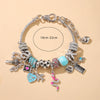 Wholesale Women's Panstyle Multielement Snake Animal Style Zinc Alloy Electroplated Bracelet