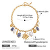 Wholesale Women's Pearl Necklace And Colorfree Titanium Steel Earrings With Ceramic Light Luxury High End Style Electroplated Jewelry