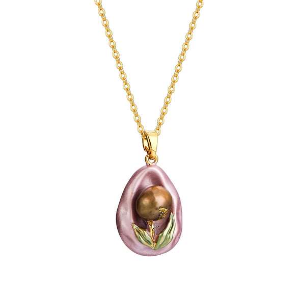 Wholesale Women's Pendant Necklace Copper Gold Plated Geometric Flower Drop Shape Electroplating French Retro Style