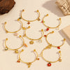 Wholesale Women's Personality Geometric Stainless Steel Electroplated Bracelet Jewelry