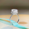 Wholesale Women's Pigeon Egg Ring S925 Sterling Silver High Sense Geometric Electroplated