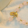 Wholesale Women's Pink Crystal Metal Handmade Lovely Bracelet