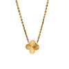 Wholesale Women's Plants And Flowers Four Leaf Clover Stainless Steel Jewelry Set Electroplated O Word Chain Necklace Bracelet Earring