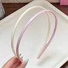 Wholesale Women's Plastic And Resin Doublelayer Color Matching Hair Hoop Sweet Geometric Style Baking Paint Process For Spring And Summer