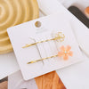 Wholesale Women's Plastic And Resin Handmade Flower Hair Ring And Bangs Clip Headdress