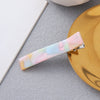 Wholesale Women's Plastic And Resin Square Duck Bill Clip Hairpin In Minimalist Style With Manual Design