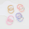 Wholesale Women's Plastic Iron Geometric Exaggerated Circle Earrings With Sequins And Electroplating