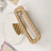 Wholesale Women's Plastic Resin Handmade Simple Geometric Shark Clip Hair Accessory
