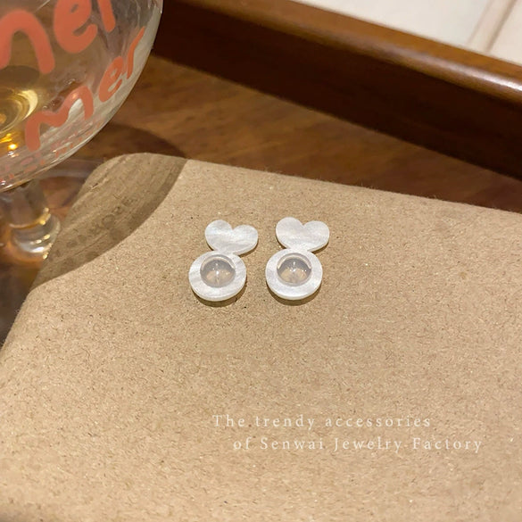 Wholesale Women's Plastic Resin Heart Shape Polish Antisagging Antidrop Ear Jewelry Ear Plug Fixer Pullup Shaping Patch