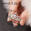 Wholesale Women's Princess Style Copper Ring With Zirconia And Geometric Crown Pattern