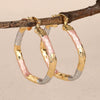 Wholesale Women's Princess Style Geometric Copper Earrings With Electroplating