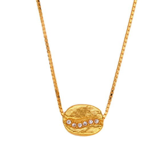 Wholesale Women's Princess Style Geometric Pattern Zirconia S925 Sterling Silver Necklace