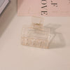 Wholesale Women's Ps Material Square Matte Grip Hair Claw Clip With Paint And Geometric Design