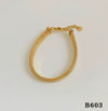 Wholesale Women's Punk Style Simple Striped Stainless Steel Clavicle Bracelet And Neck Chain Jewelry With Electroplating