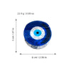 Wholesale Women's Pvc Geometric Handmade Devil's Eye Hairpin Shark Clip Headwear