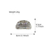 Wholesale Women's Pvc Handmade Small Fresh Style Semiround Starry Sky Grab Clip Hair Accessories