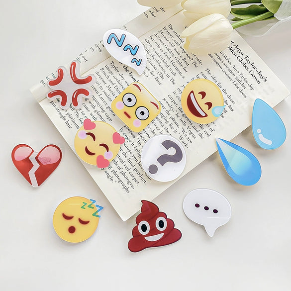 Wholesale Women's Pvc Handmade Sweat Drop Clip Hair Accessories Street Style