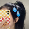 Wholesale Women's Pvc Handmade Sweat Drop Clip Hair Accessories Street Style
