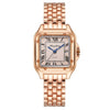 Wholesale Women's Quartz Watch Square Simple Design Stainless Steel Alloy Leisure Style