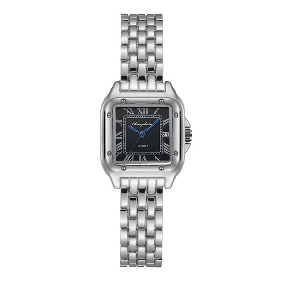 Wholesale Women's Quartz Watch Square Simple Design Stainless Steel Alloy Leisure Style