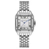 Wholesale Women's Quartz Watch Square Simple Design Stainless Steel Alloy Leisure Style