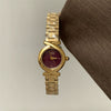 Wholesale Women's Quartz Wristwatch With Flower Shaped Dial Stainless Steel Band Alloy Case Medieval Style