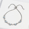 Wholesale Women's Real Gold Electroplated Zircon Bow Bracelet