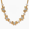 Wholesale Women's Real Gold Electroplated Zircon Bow Bracelet