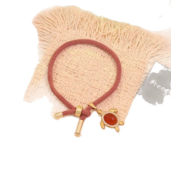 Wholesale Women's Real Gold Plated Animalshaped Stainless Steel Bracelet Jewelry