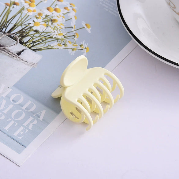 Wholesale Women's Resin Small Claw Clip Hair Accessory With Baking Paint Finish