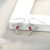 Wholesale Women's Retro Cartoon Animal Hummingbird Copper Earrings