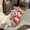 Wholesale Women's Retro Casual Alloy Watch With Mineral Reinforced Glass Mirror And Round Dial