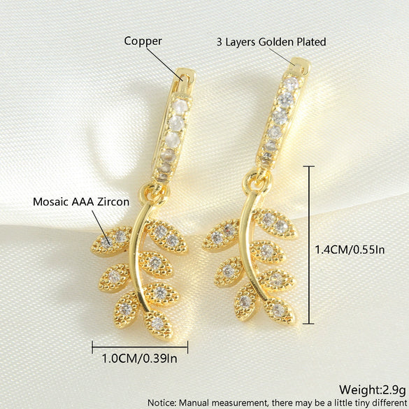 Wholesale Women's Retro Copper Earrings With Bee Fivepointed Star And Starfish Patterns Electroplated