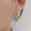 Wholesale Women's Retro Copper Earrings With Bee Fivepointed Star And Starfish Patterns Electroplated